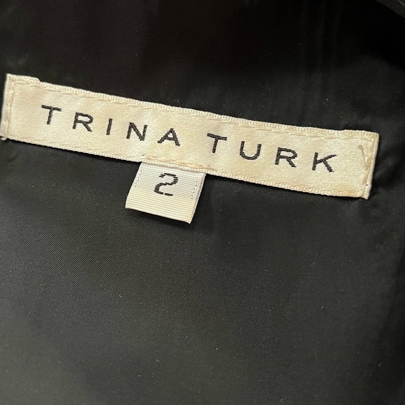 TRINA TURK Solid Black Jumpsuit Peekaboo Back - Picture 8 of 10